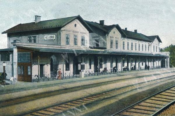 Stanice Kladno v roce 1904. Archiv OMK.